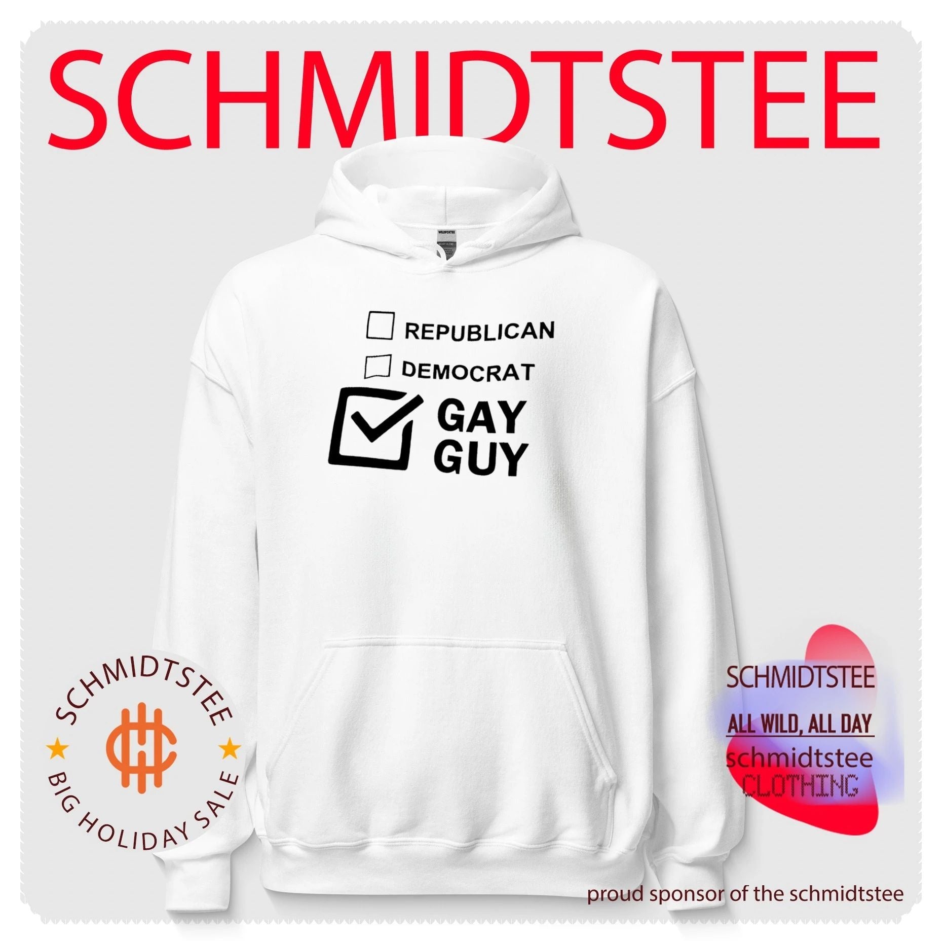 Republican Democrat Gay Guy Checkbox LGBTQ shirt