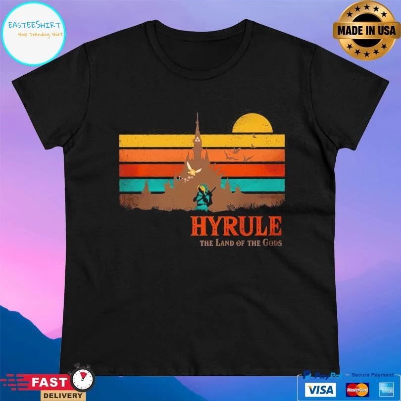 Retro Hyrule The Land Of The Gods T-shirts