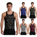 Men's Tank Top Daily Wear Shirts Vacation T-Shirt Gym Undershirts Fitness Mesh
