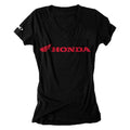 Factory Effex Honda Womens V-Neck T-Shirts Motorcycle ATV/UTV Street Bike PWC