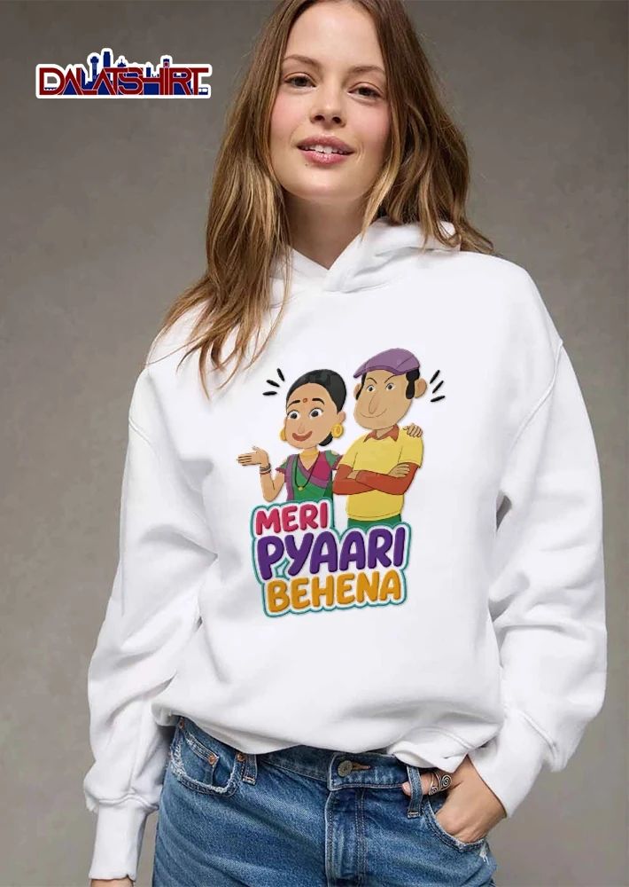 Meri Pyaari Behena Cartoon Indian Brother Sister Characters shirt