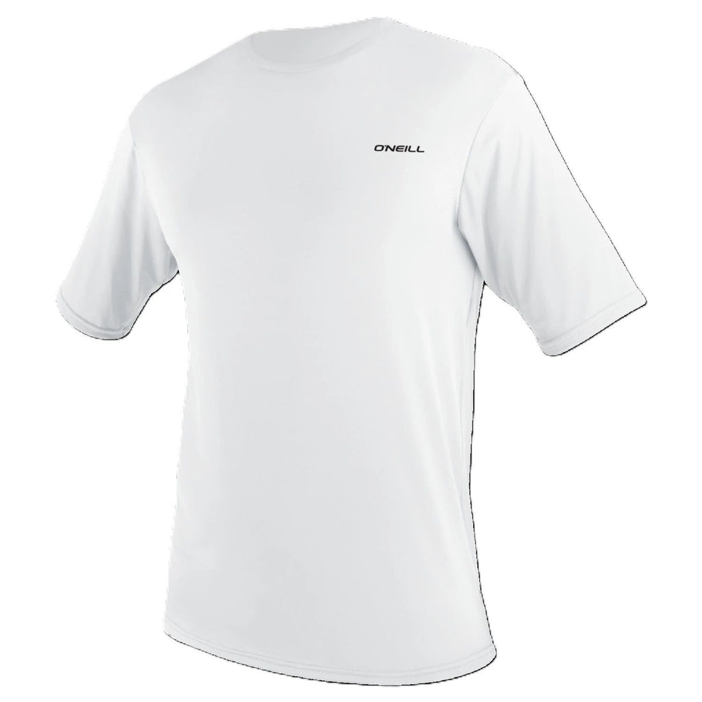 O'NEILL MENS RASH VEST T SHIRT.SKINS WHITE UPF50+ SUN PROTECTION GUARD TOP W26