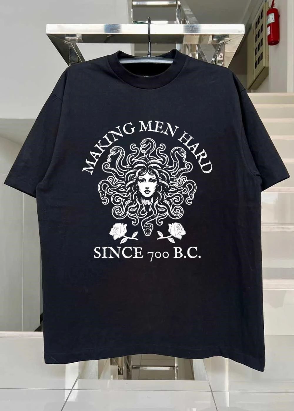 Medusa Mythology Making Men Hard Since 700 BC T-Shirt