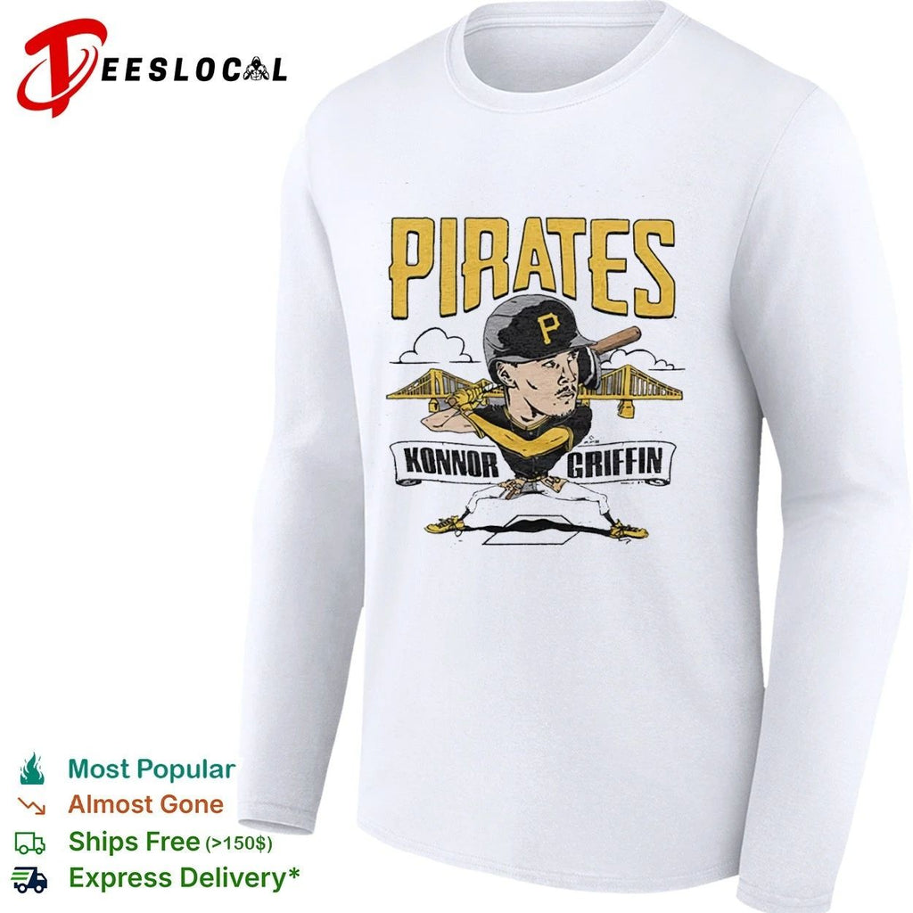 Konnor Griffin Pittsburgh Pirates Caricature T-shirt