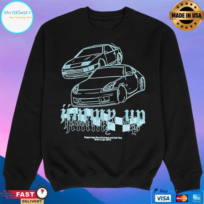 Jimmy Up Supporting Hard Driving And Safe Sex Down To Des Down T-shirts