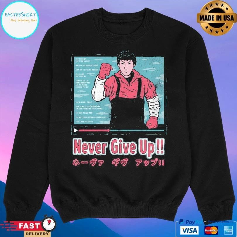 Never Give Up Drew Wise T-shirts