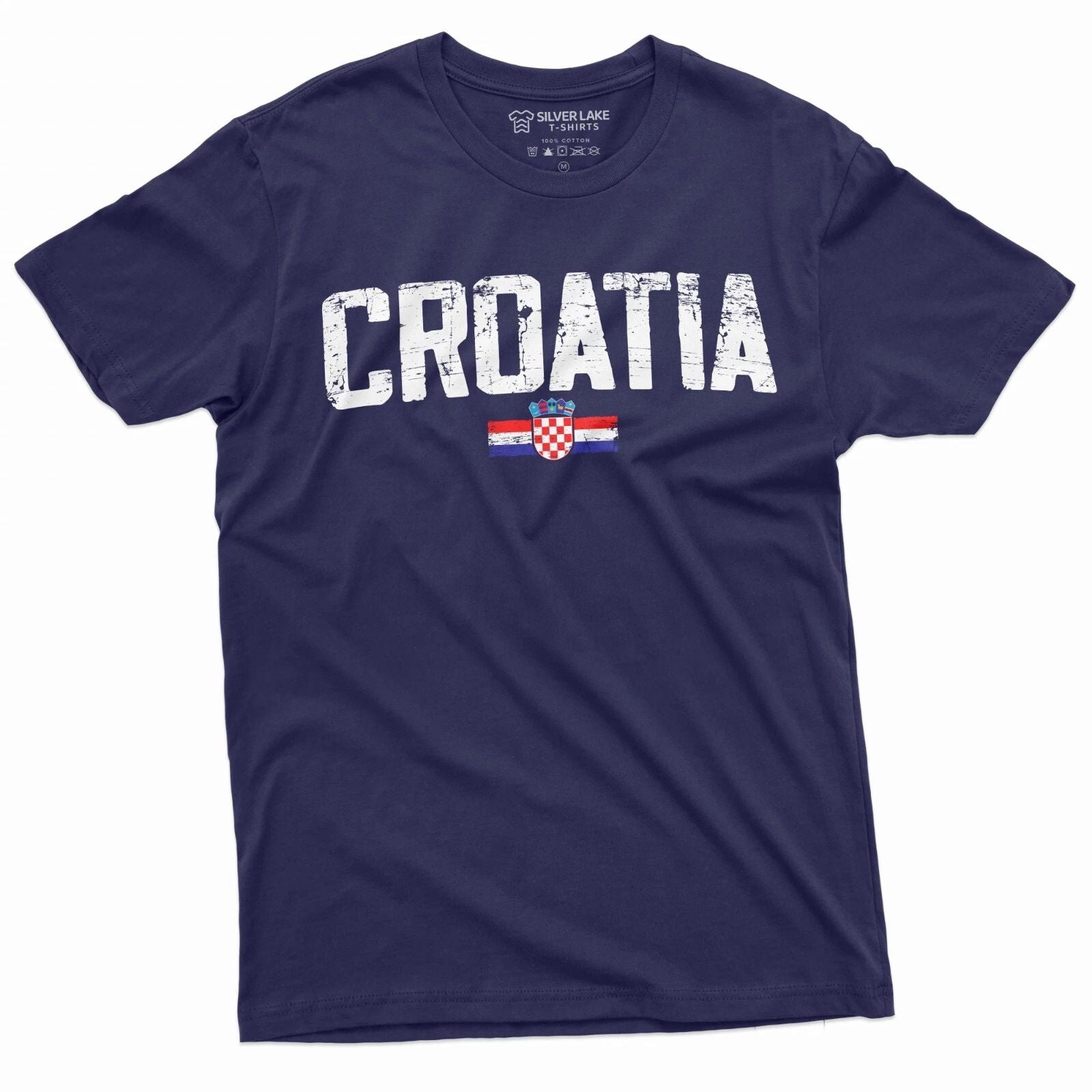 Croatia T-shirt Hrvatska Mens Womens tee Shirt Croatian Flag National Tee