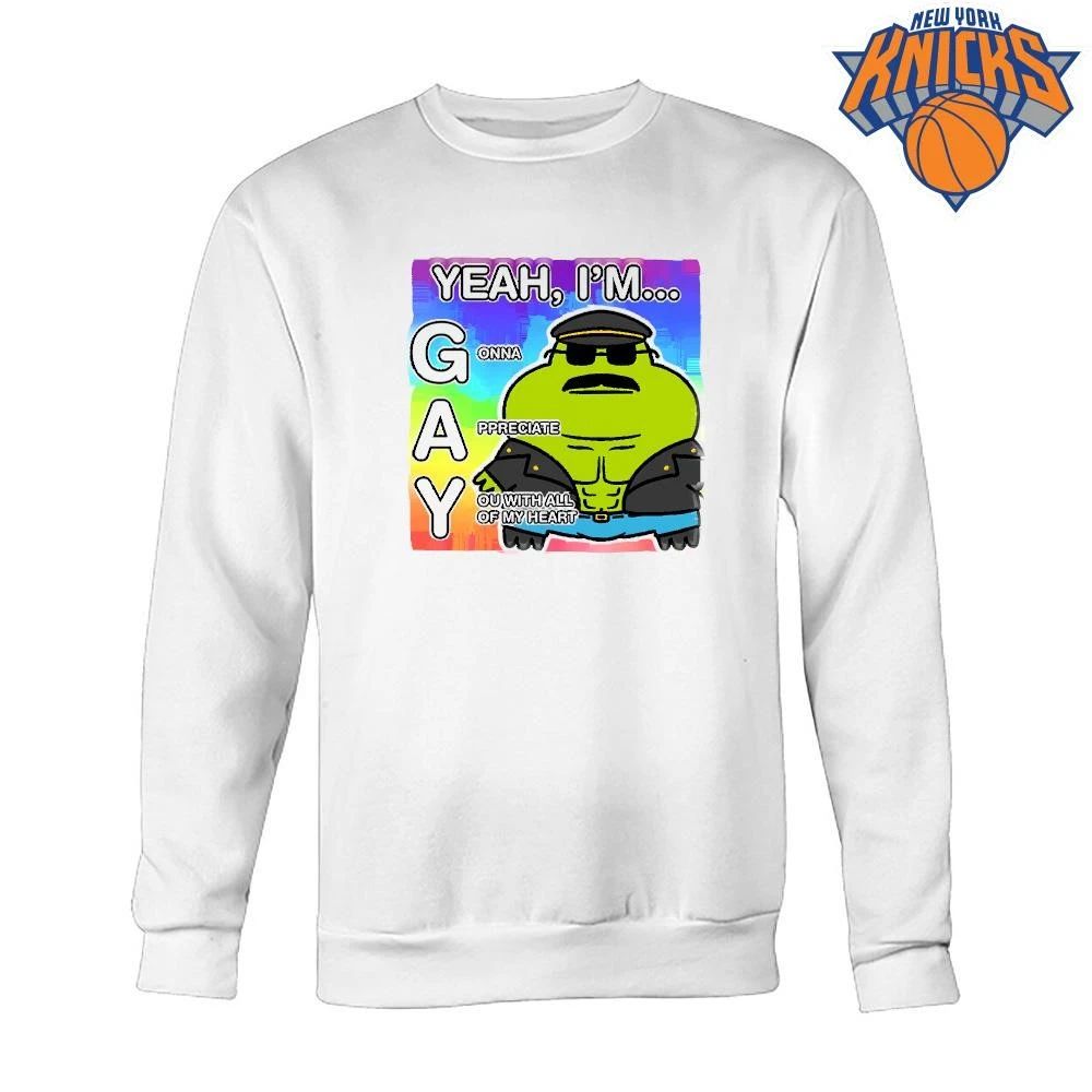 Yeah I’m Gay Gonna Appreciate You With All Of My Heart Muscle Frog Meme Shirt