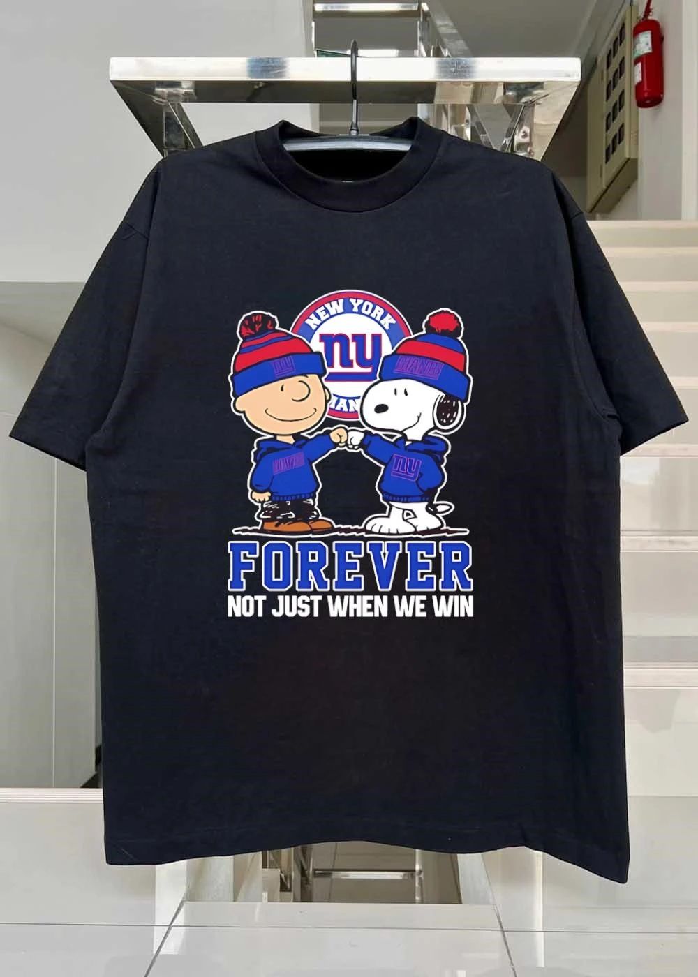 Peanuts Gang Forever Not Just When We Win New York Giants shirt