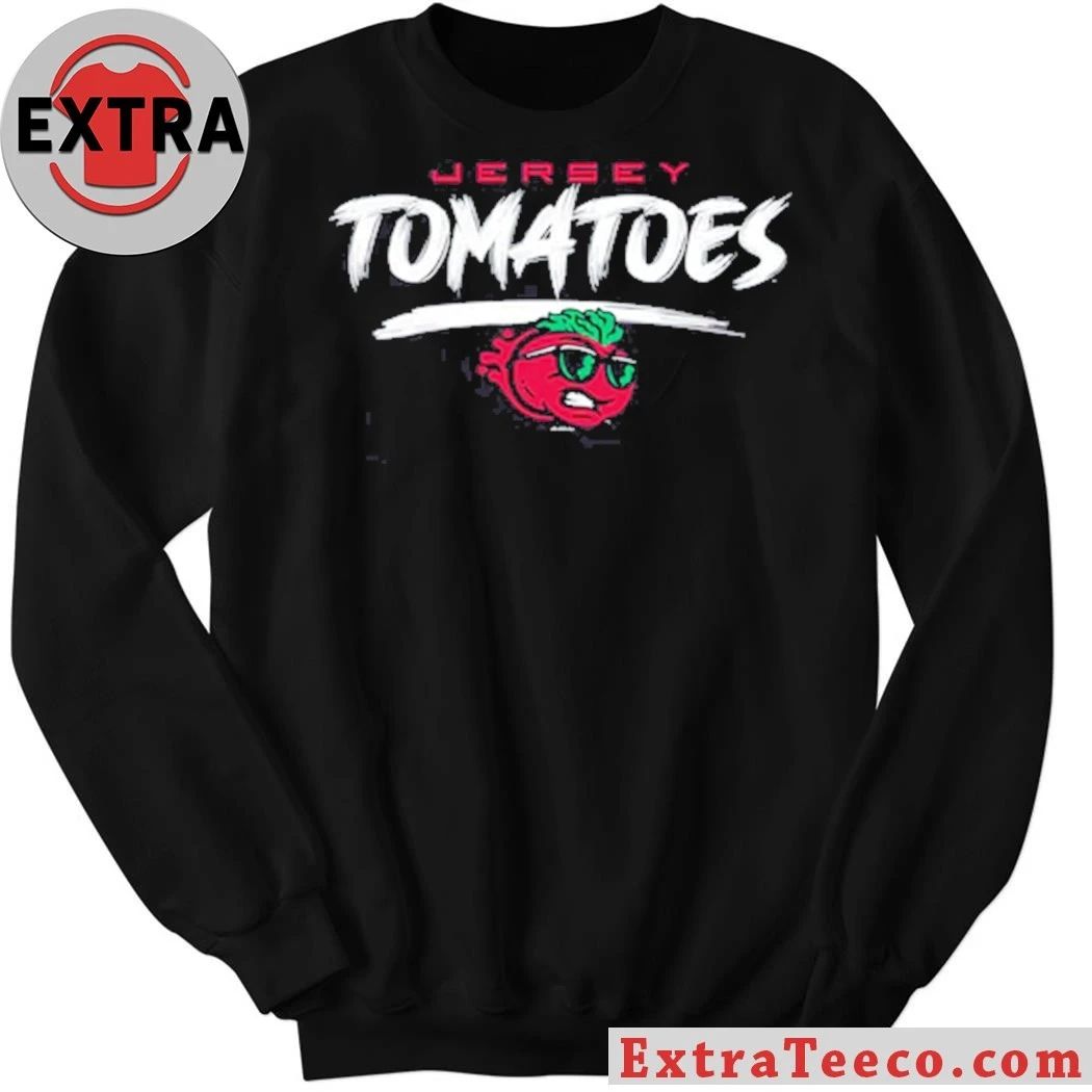 Jersey Shore BlueClaws TNC Jersey Tomatoes Black T-Shirt