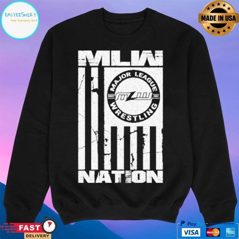 Major League Wrestling MLW Nation T-shirts