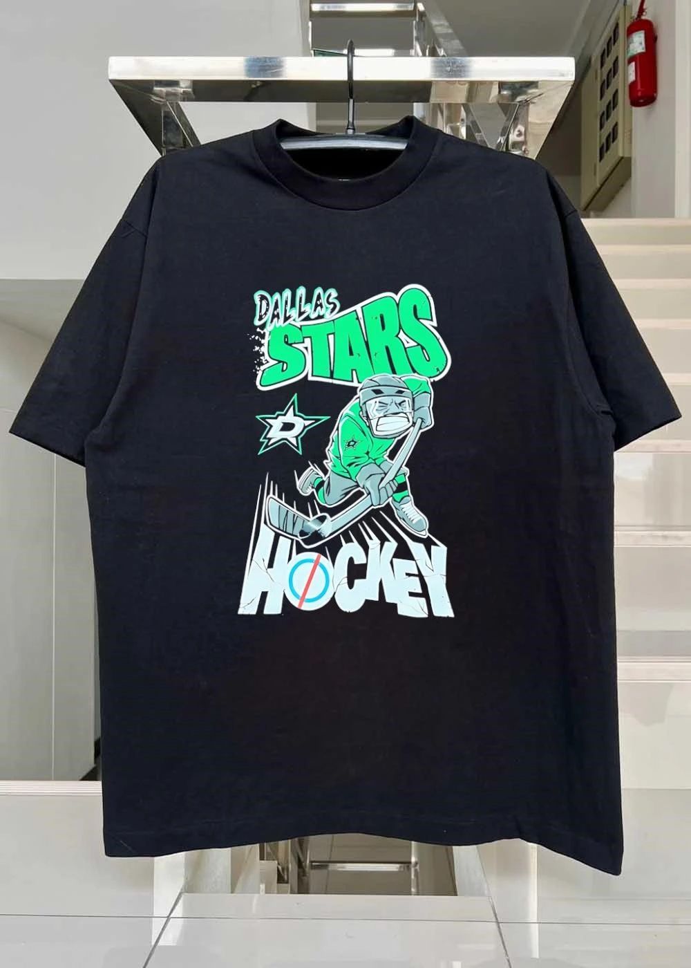 Dallas Stars Hockey Player Skating T-Shirt