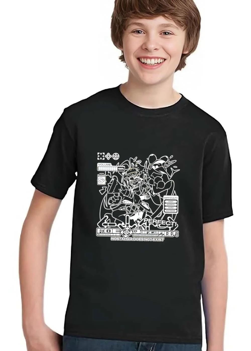 Moe Dance Floor Nostalgia Does Not Exist Perfect Kyky Anime Girl Rhythm Game Line Art shirt