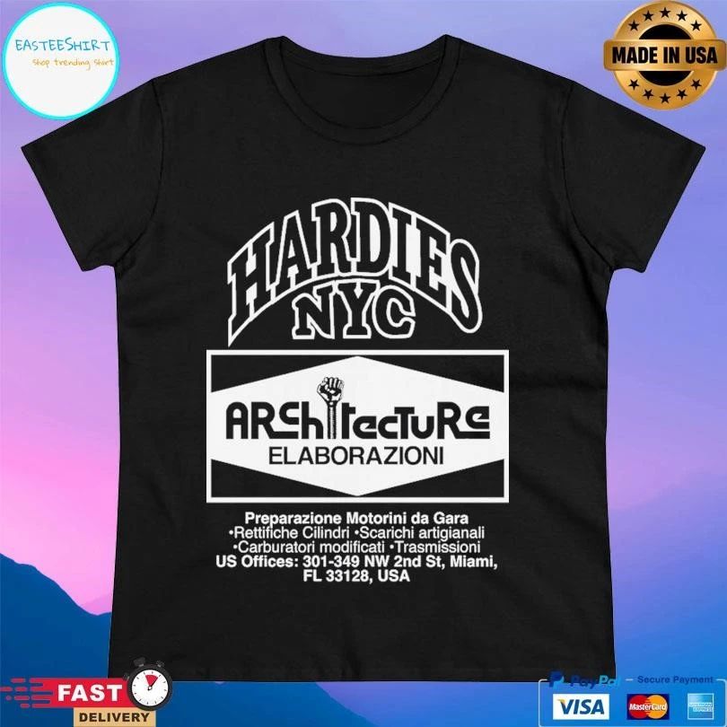 Hardies Nyc Architecture Elaborazioni Preparazione Motorini Da Gara T-shirts