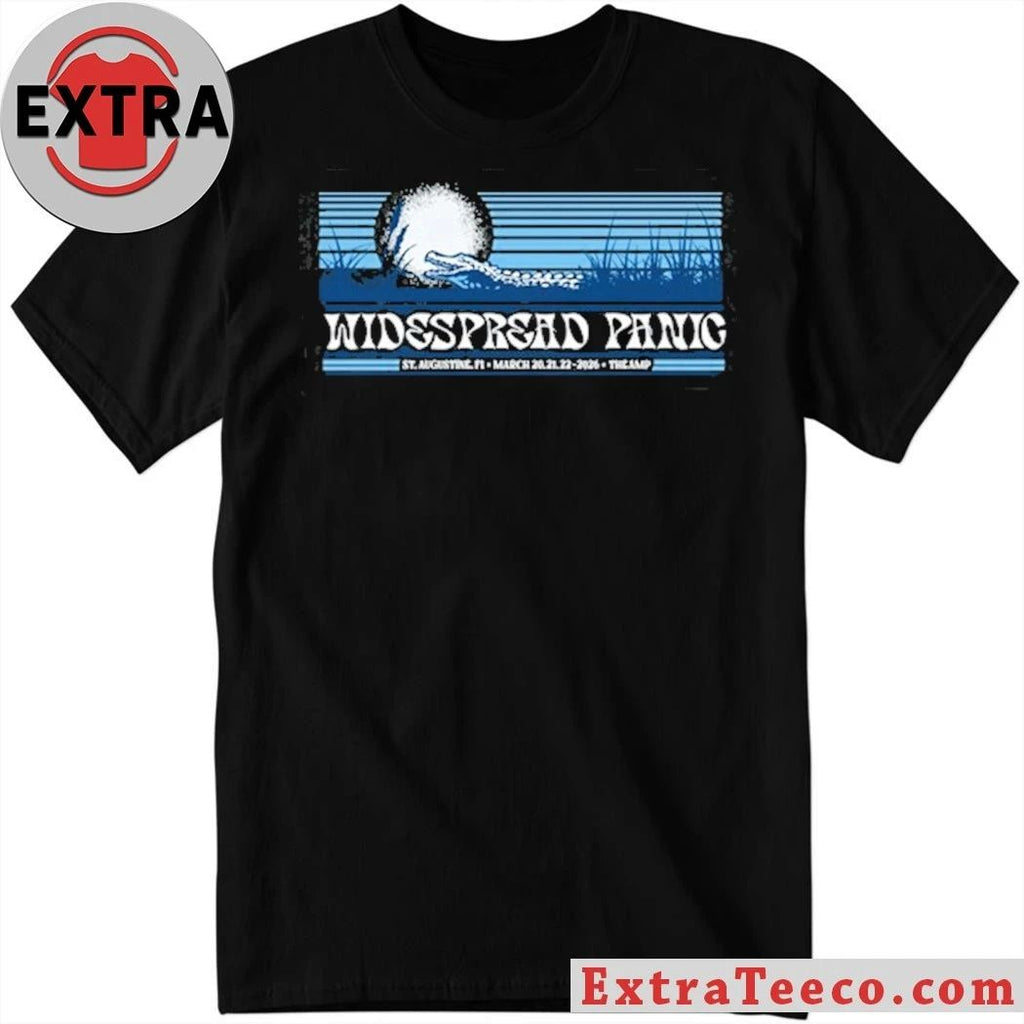 Widespread Panic at Saint Augustine Amphitheatre March 20-22, 2026 Event Shirt