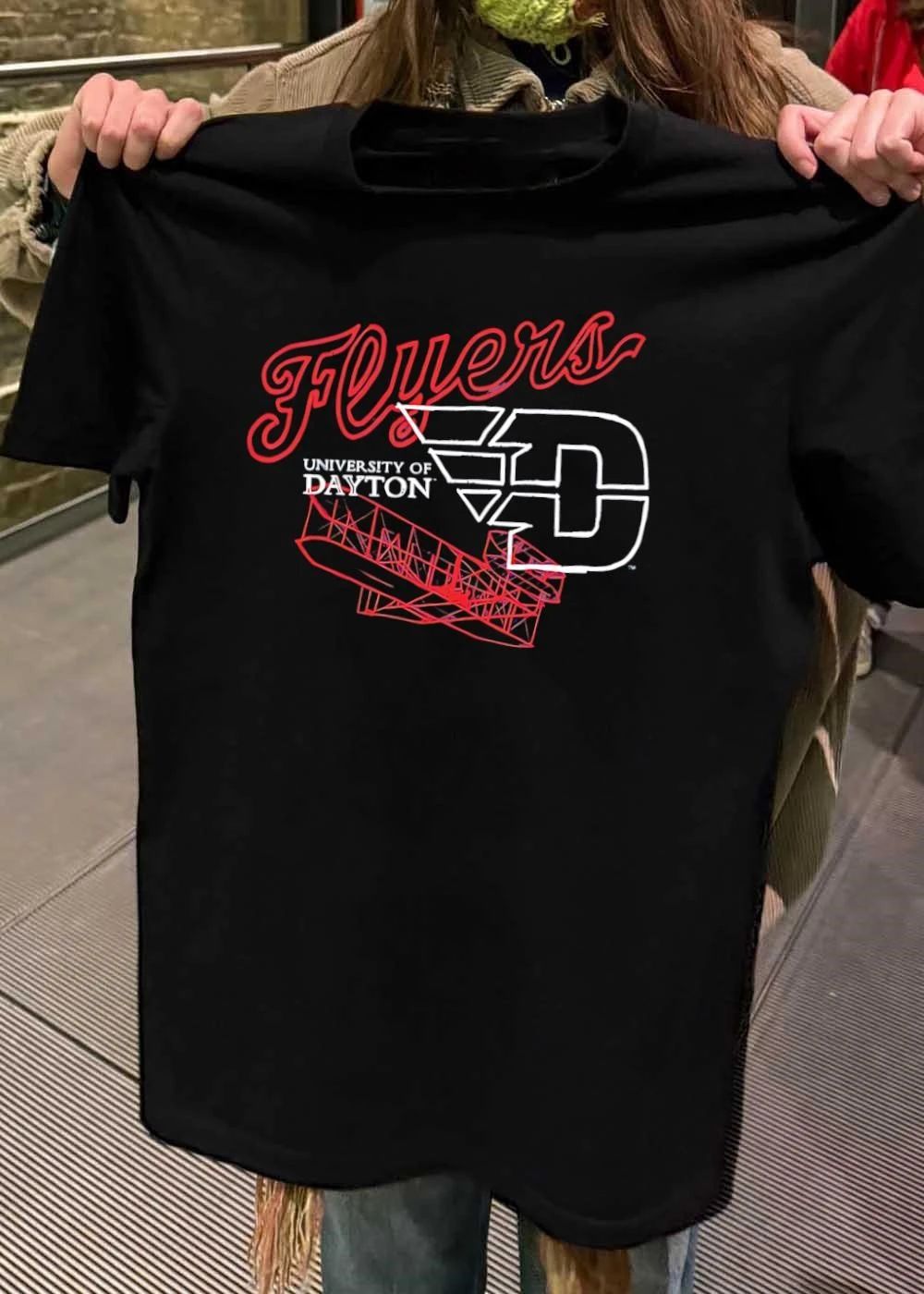 University of Dayton Flyers Airplane Logo T-Shirt