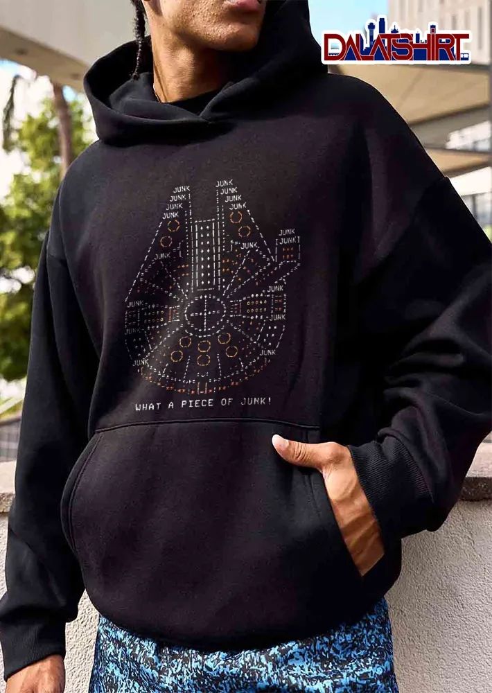 What a piece of junk Millennium Falcon spaceship shirt