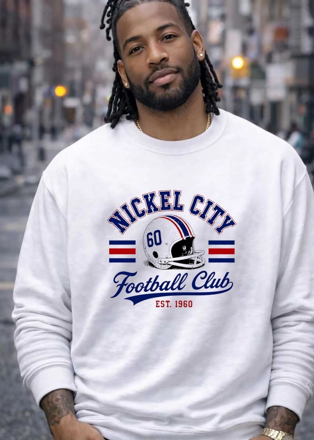Nickel City Football Club Helmet Logo Est 1960 T-Shirt