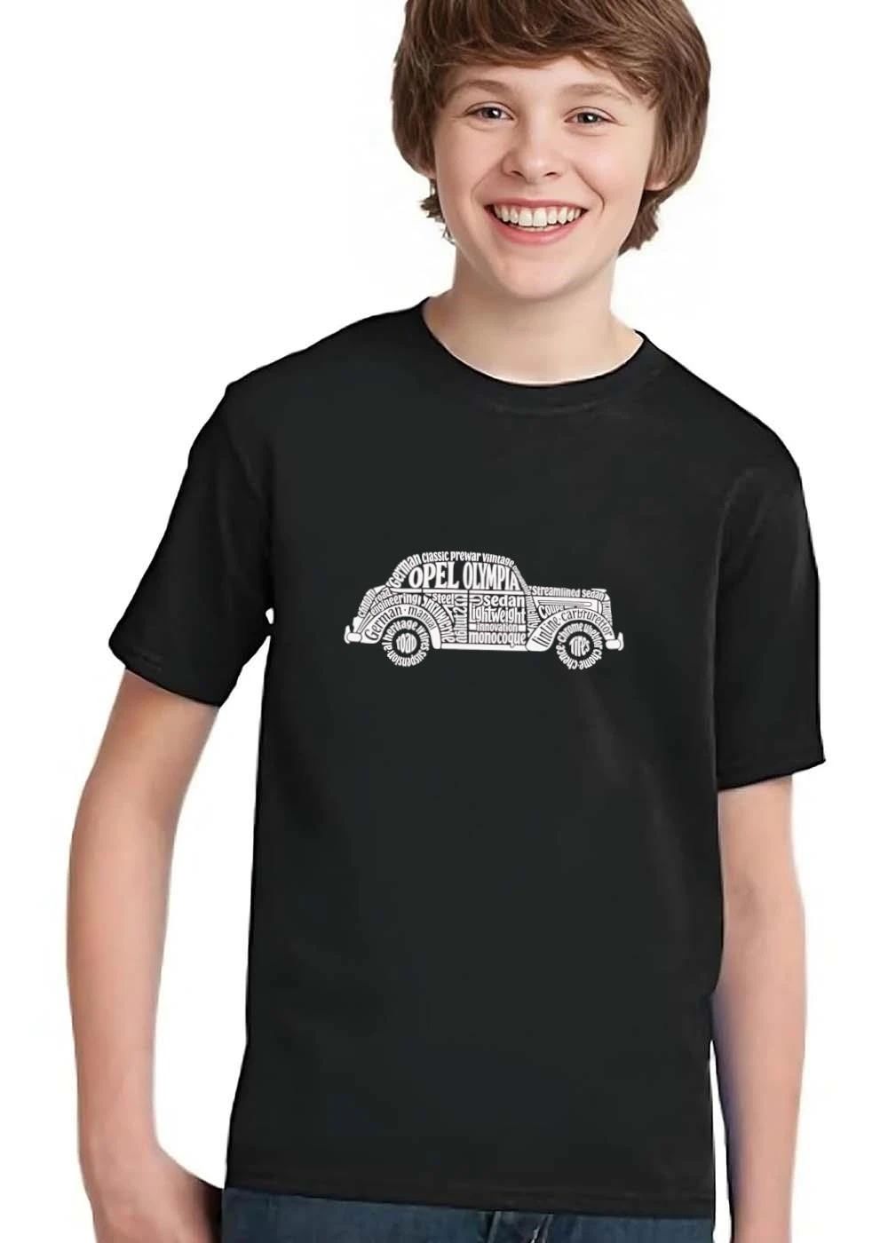 Opel Olympia German Classic Prewar Vintage Car Silhouette Word Cloud shirt