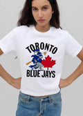 Toronto Blue Jays MLB Cartoon Mascot Batting Baseball Maple Leaf shirt