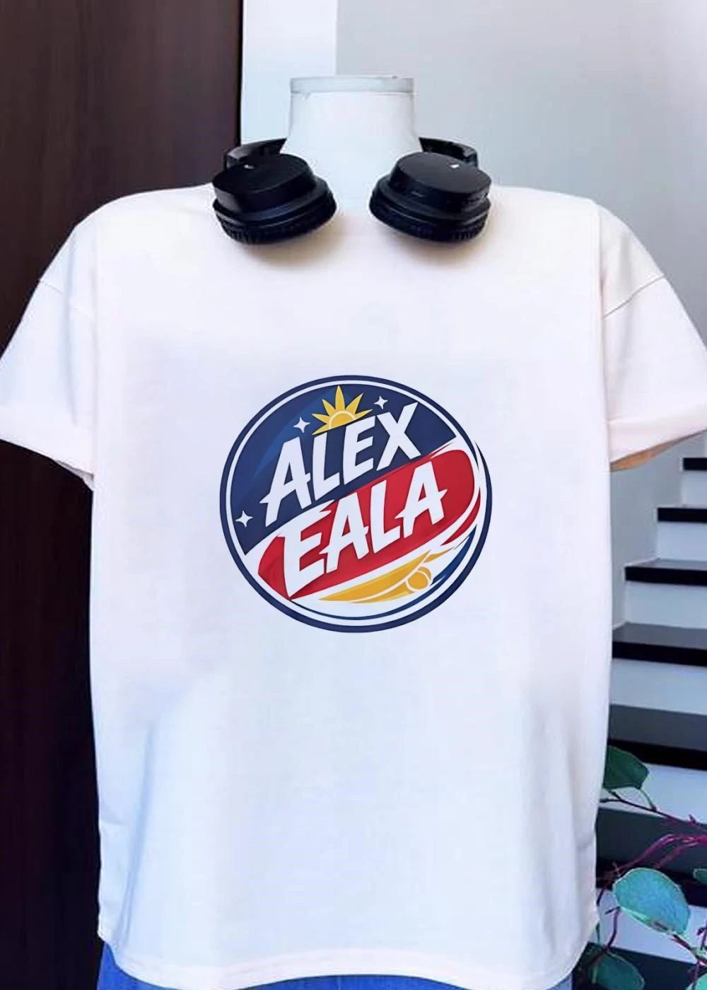 Alex Eala Philippine Flag Yellow Sun Tennis Ball Badge shirt