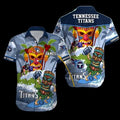Personalized Tennessee Titans Tiki Wave Hawaiian Shirt