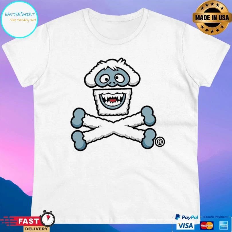 Boxy Snow Monster Crossbones T-shirts