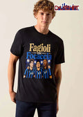 Inter Milan Fagioli And Focaccia Three Soccer Players Stadium Caricature shirt