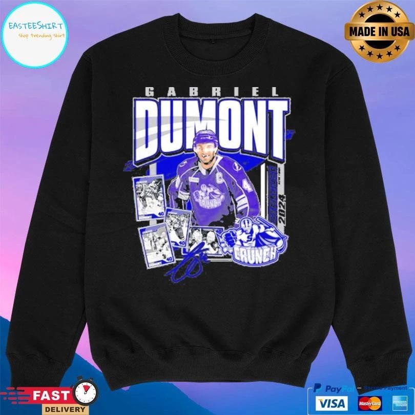 Gabriel Dumont Player Syracuse New York 2024 Crunch T-shirts