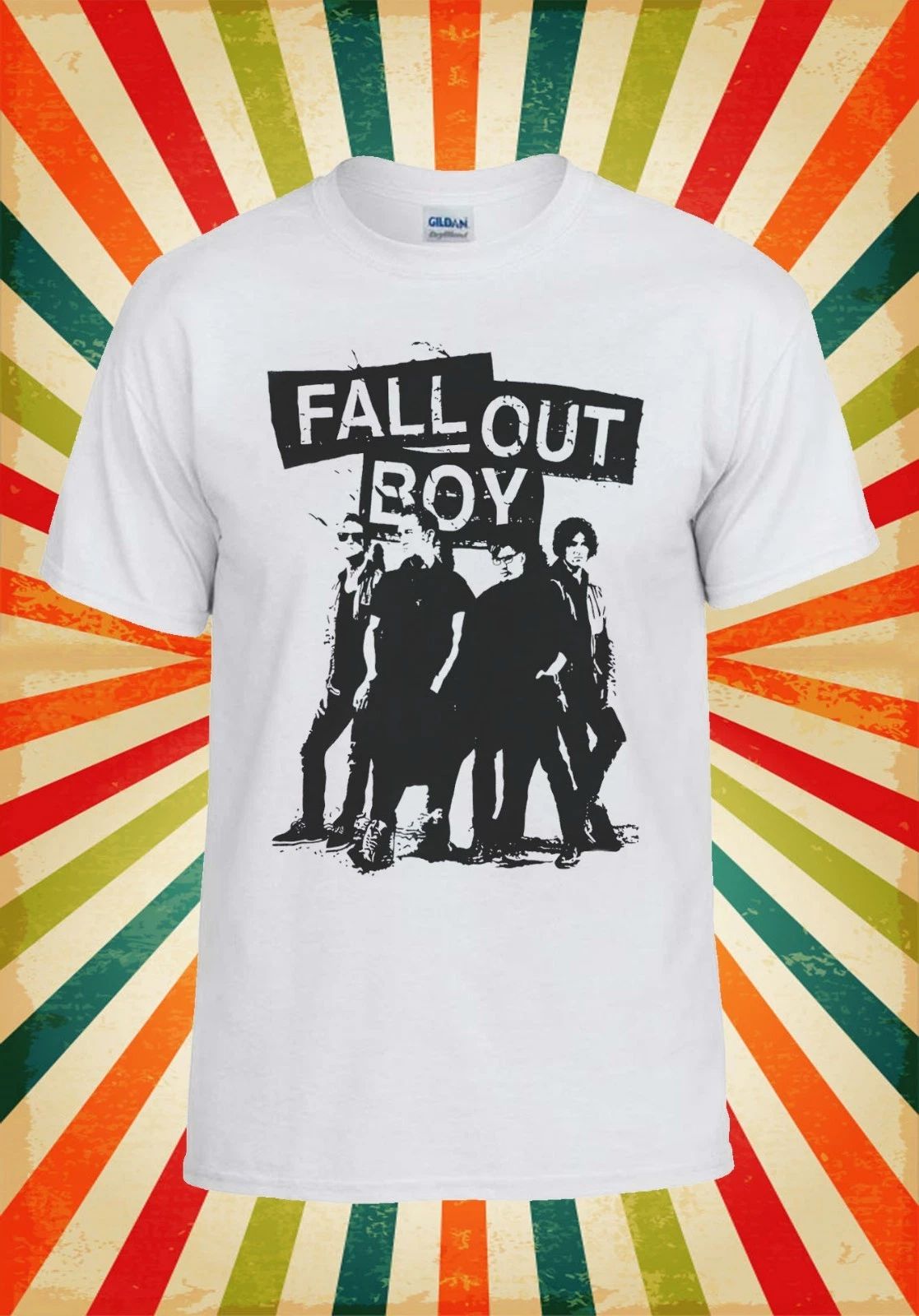 Fall Out Boy Rock Band Bomb Funny CooL Men Women Vest Tank Top Unisex T Shirt 33