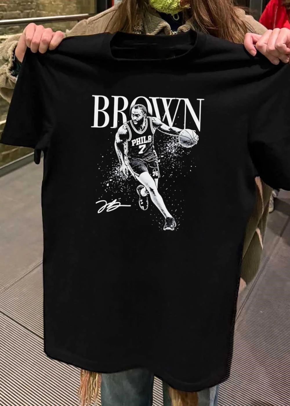 Jb Brown Dribbling Basketball Phila 76ers Shirt