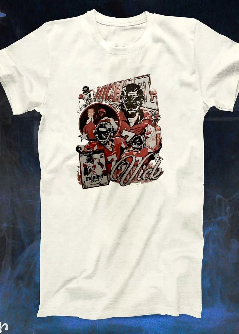 Michael Vick 1st Overall Pick Madden 2004 Atlanta Falcons shirt