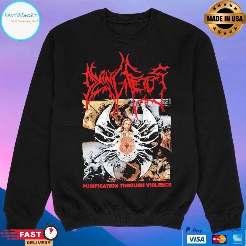 Dying Fetus Jesus Purification Through Violence T-shirts