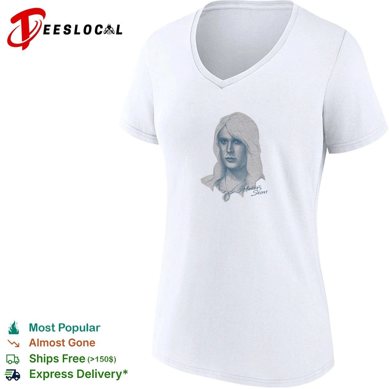 Maddie’s Secret Maddie Portrait Sketch T-shirt