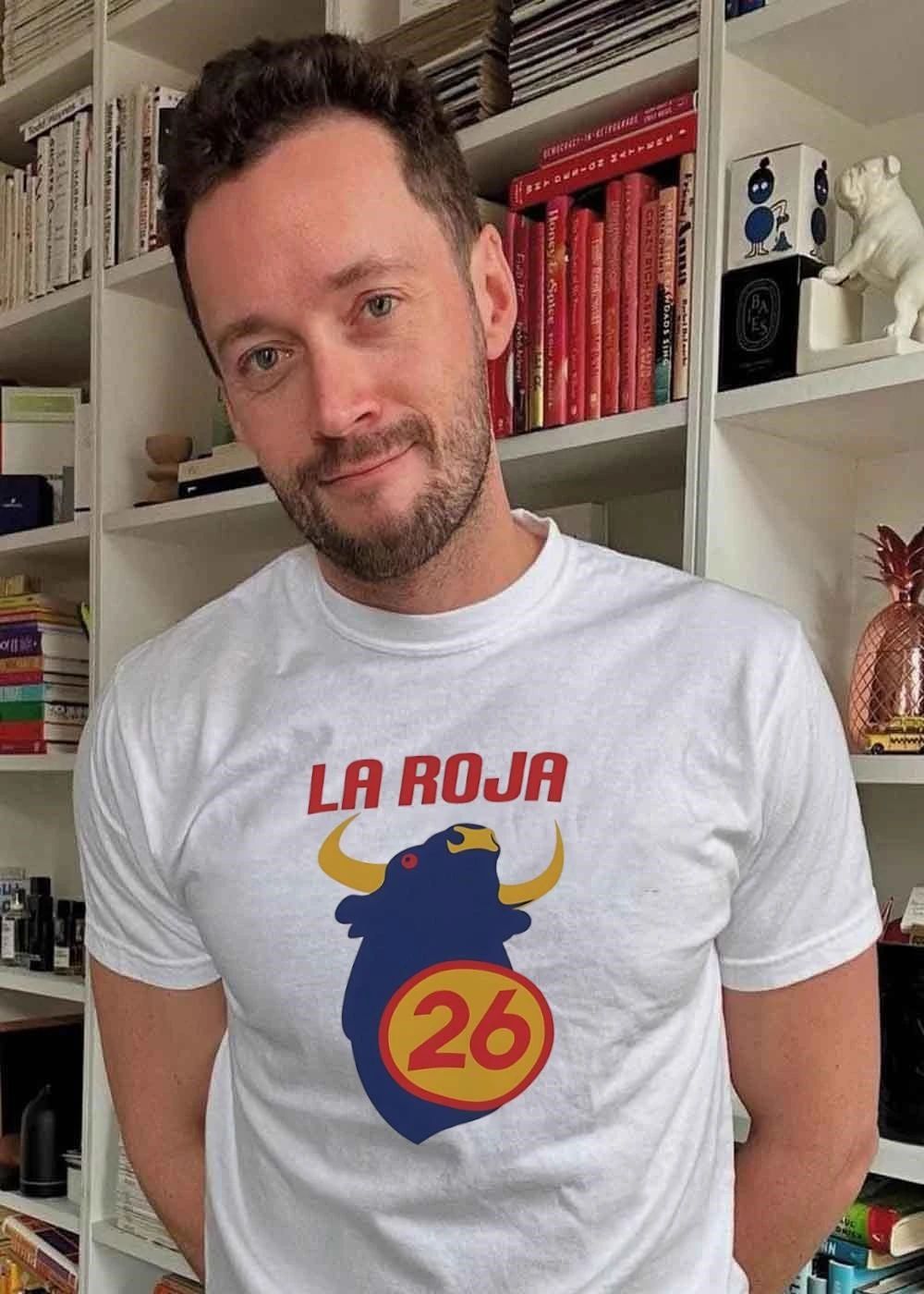 La Roja Bull 26 Apparel Spain Football Team T-Shirt