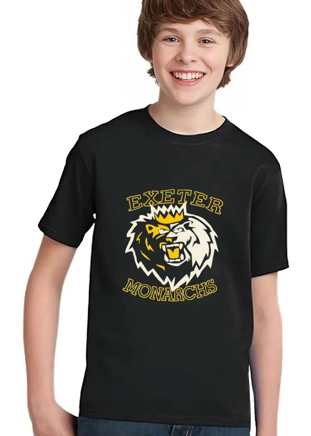 Exeter Monarchs Roaring Lion Head Gold Crown Mascot Logo shirt