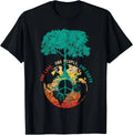 World Peace Tree Love People Peace Sign Earth Day Gift T-Shirt