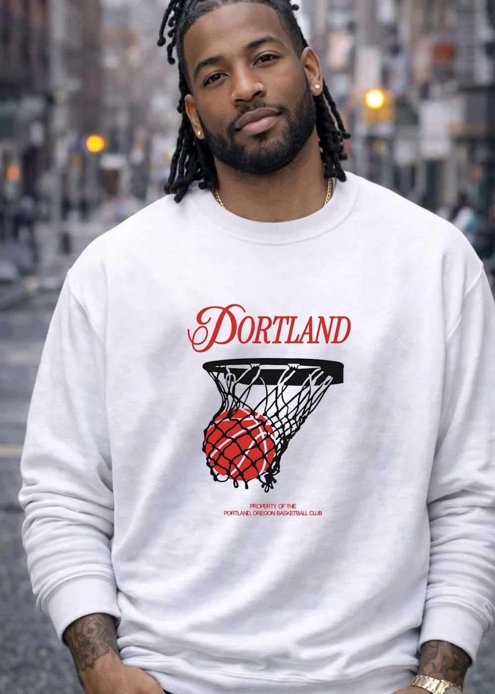 Property of the Portland Oregon Basketball Club Dortland Basketball shirt