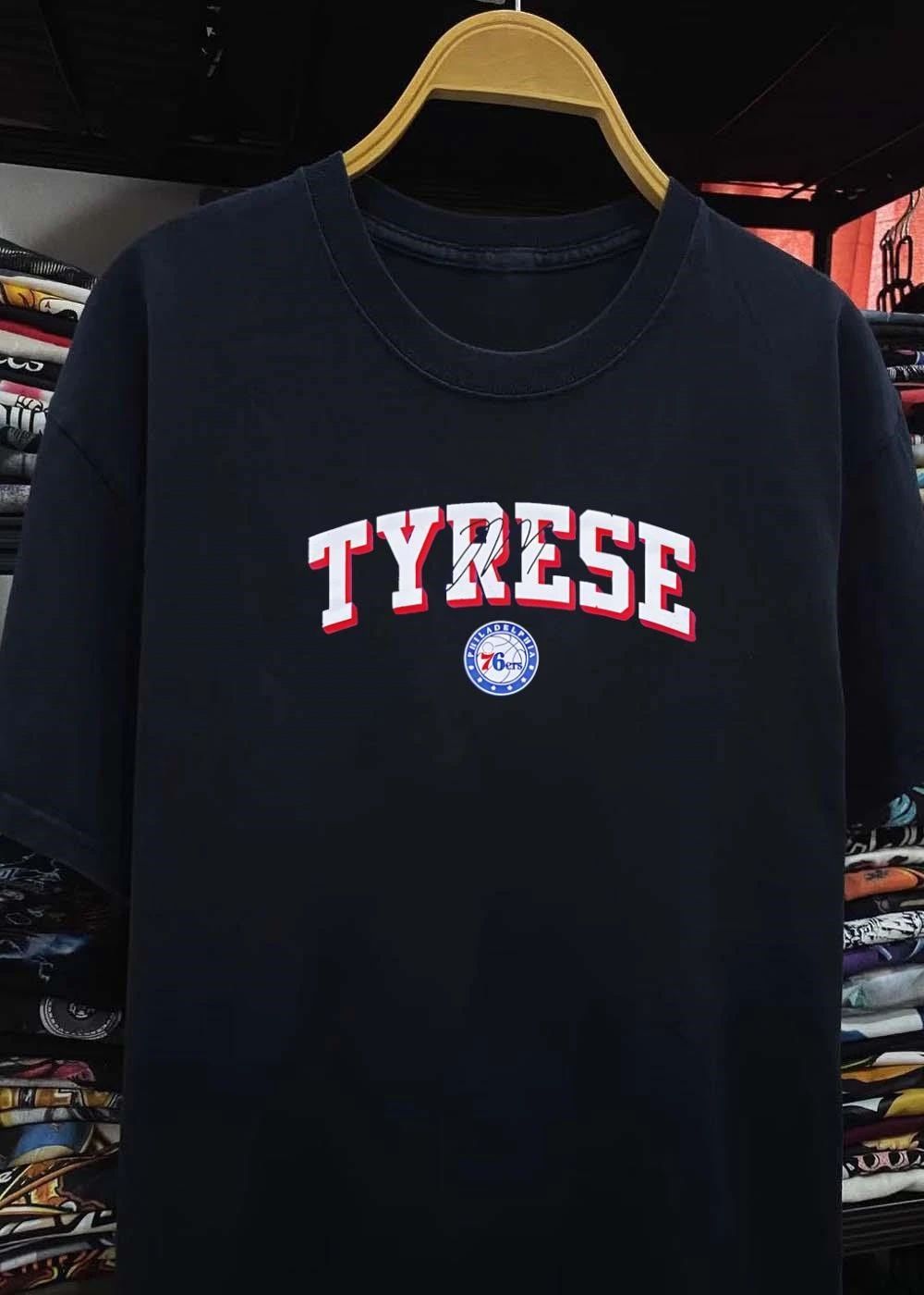 Tyrese Signature Philadelphia 76ers shirt