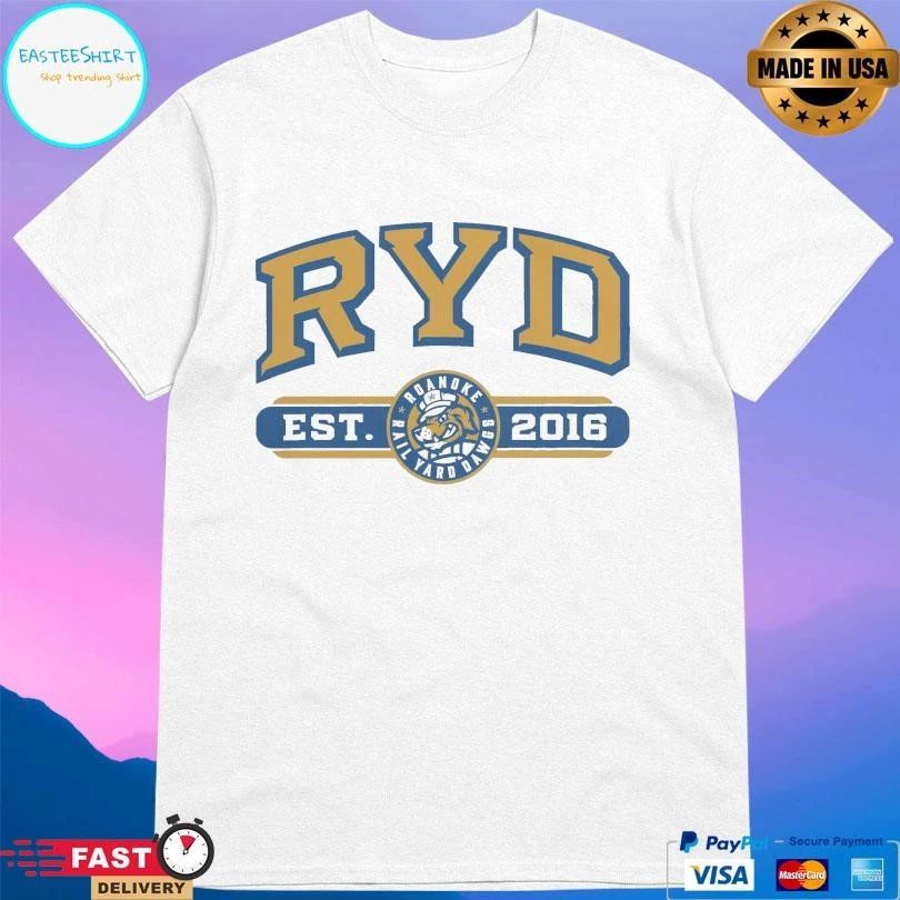 RYD Roanoke Rail Yard Dawgs Est 2016 T-shirts