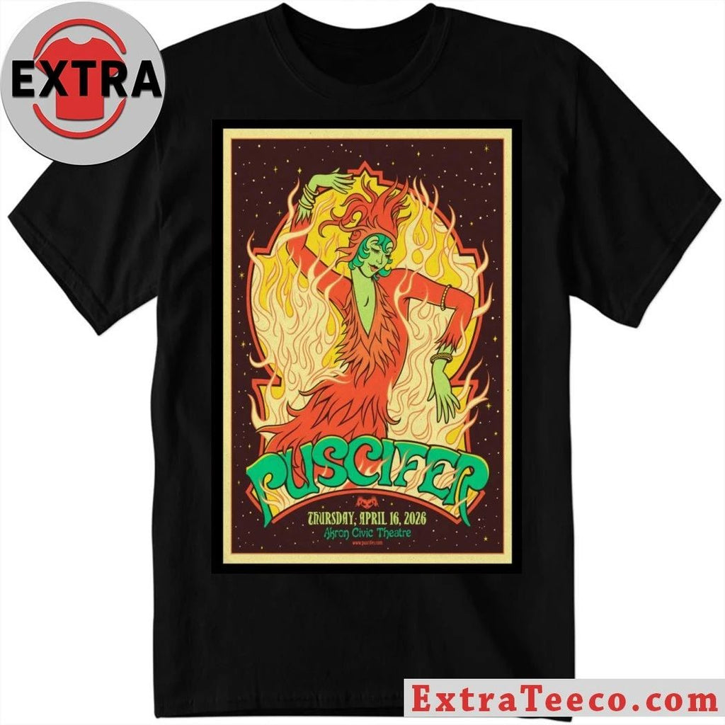 Puscifer The Normal Isn’t Tour at the Akron Civic Theatre in Akron, OH April 16 2026 Poster Shirt