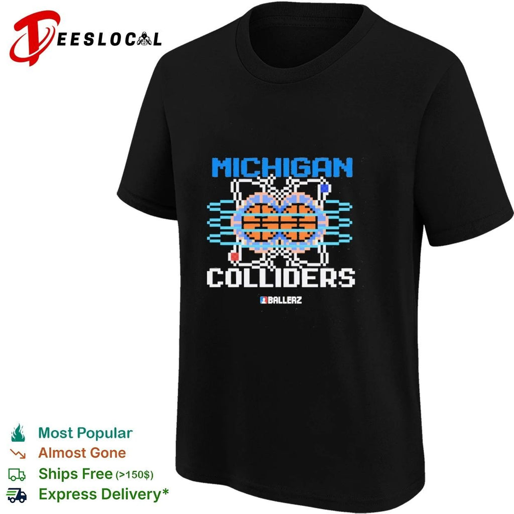 Michigan Colliders Ballerz basketball T-shirt