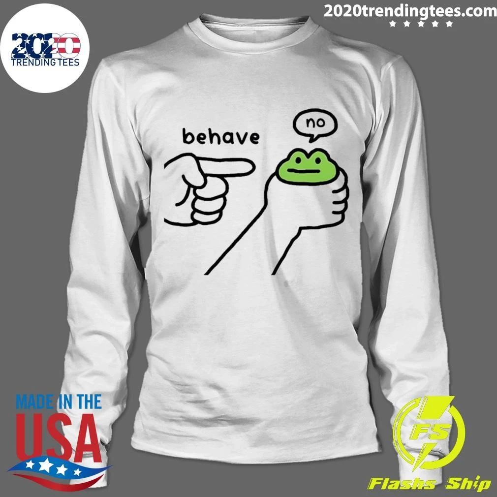 Dishonest Frog Behave No Meme Shirt