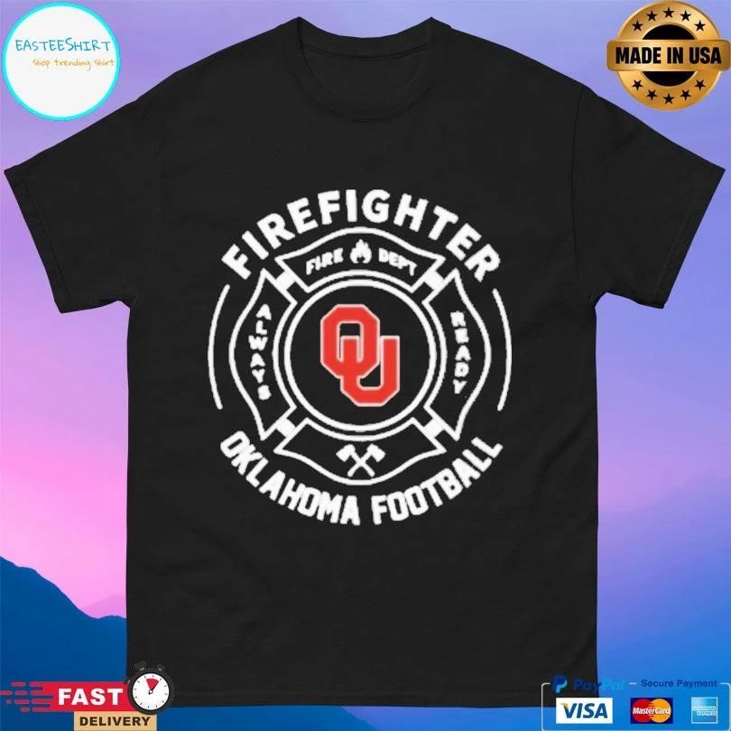 Oklahoma Sooners Football Firefighter T-shirts