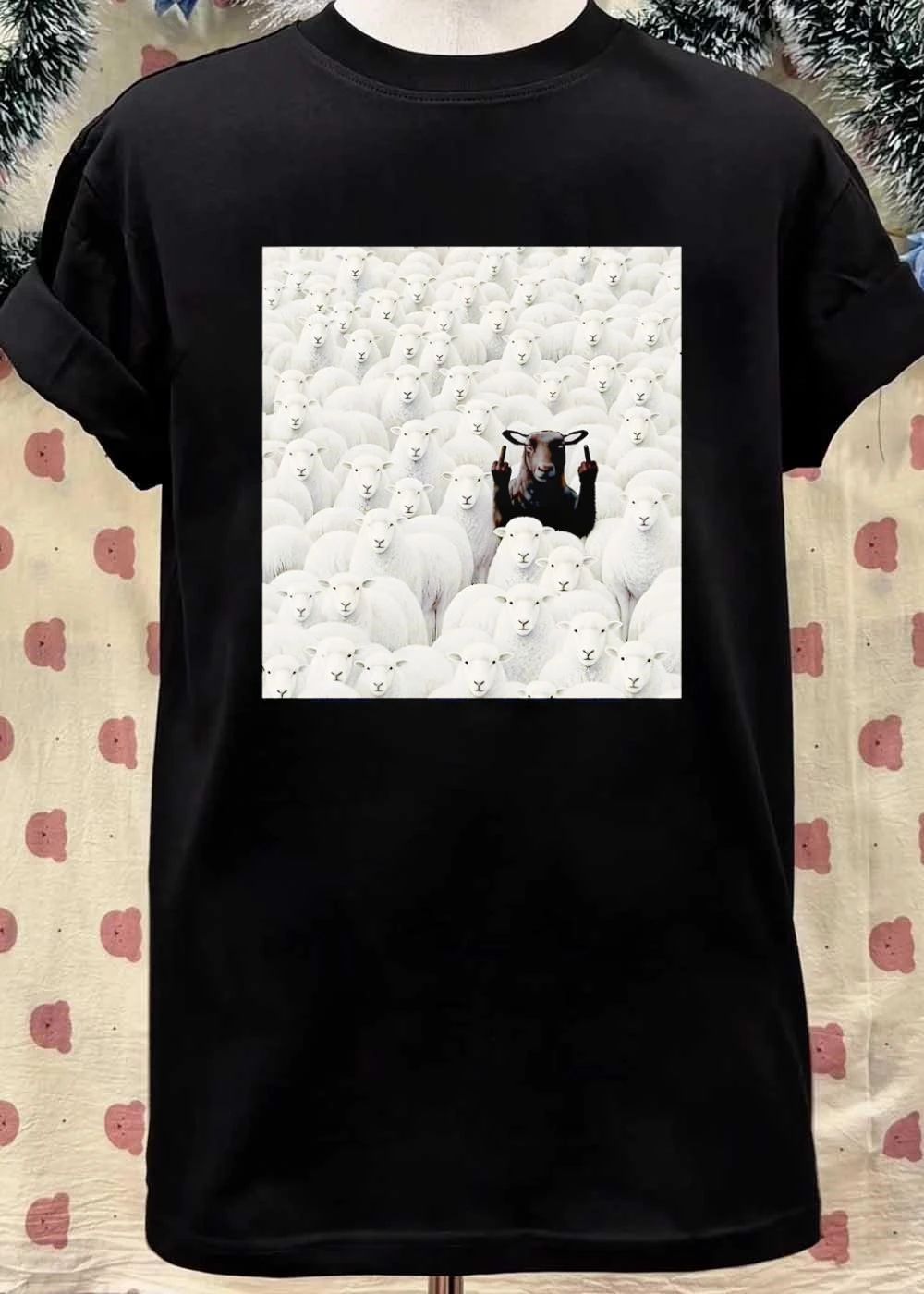 Black Sheep Giving Middle Fingers shirt