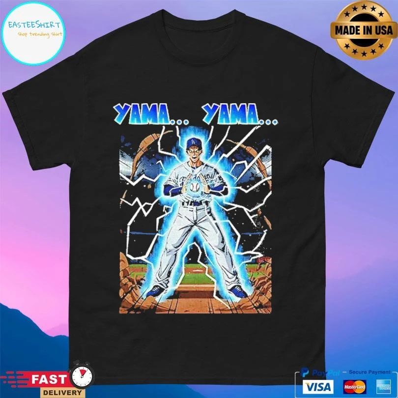 Yoshinobu Yamamoto Anime Los Angeles Dodgers Baseball Mlb Yama Yama T-shirts