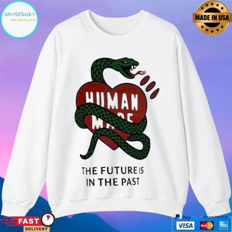 Snake Human Made The Futures Is In The Past T-shirts