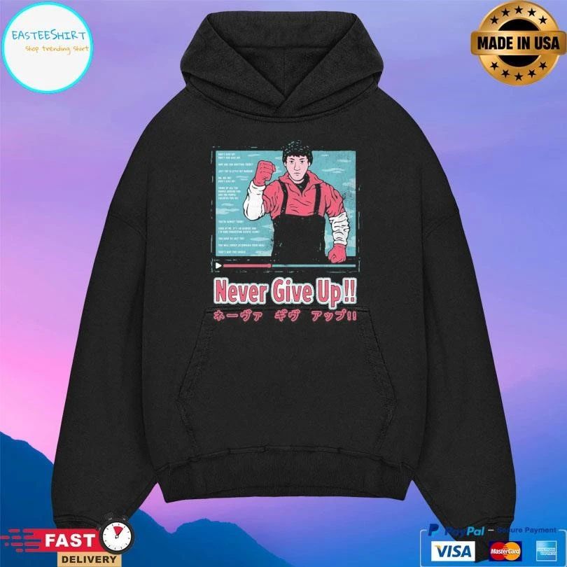 Never Give Up Drew Wise T-shirts