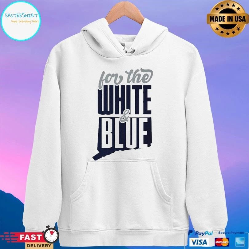 For The White And Blue Uconn Huskies Women’s Ice Hockey T-shirts