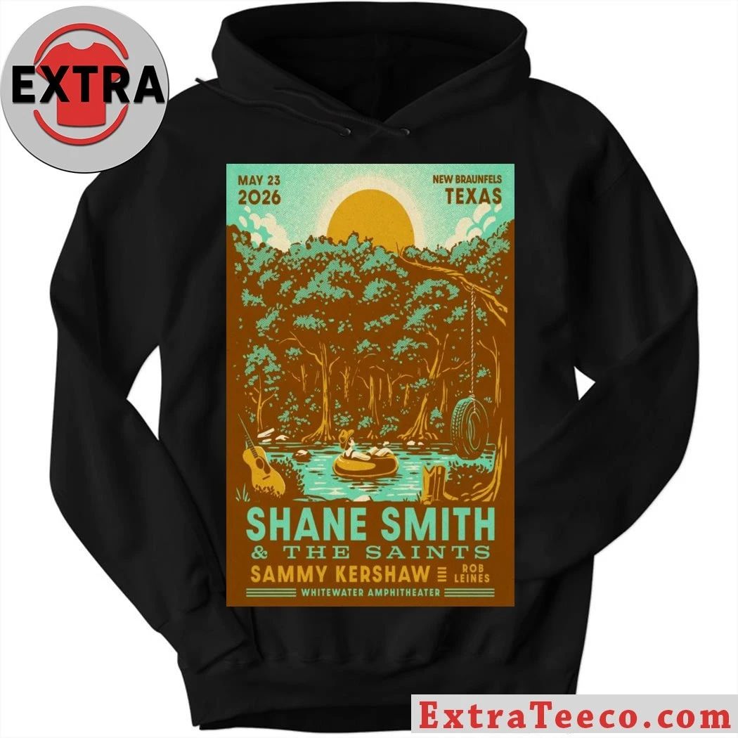 Shane Smith & The Saints May 23 2026 At Whitewater Amphitheater Show Poster Shirt